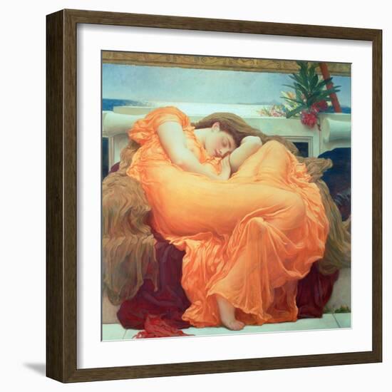 Flaming June, c.1895-Frederick Leighton-Framed Giclee Print