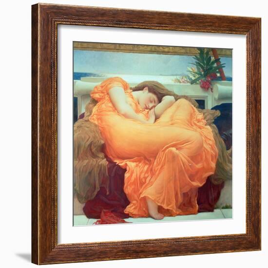 Flaming June, c.1895-Frederick Leighton-Framed Giclee Print