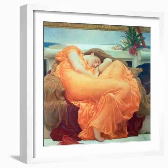 Flaming June, c.1895-Frederick Leighton-Framed Giclee Print