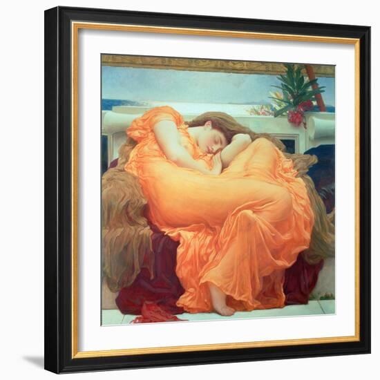 Flaming June, c.1895-Frederick Leighton-Framed Giclee Print