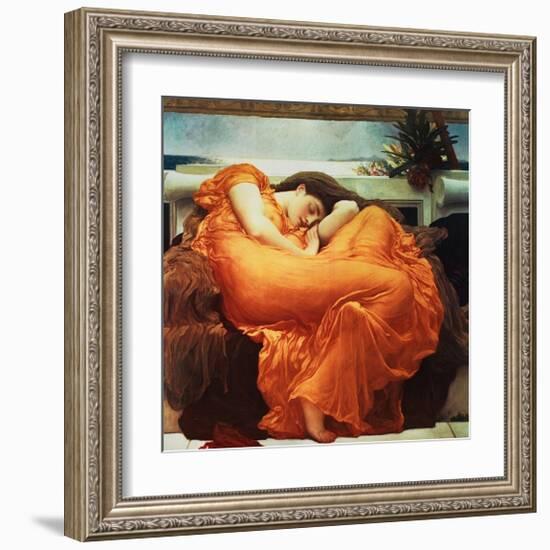 Flaming June-Frederick Leighton-Framed Giclee Print