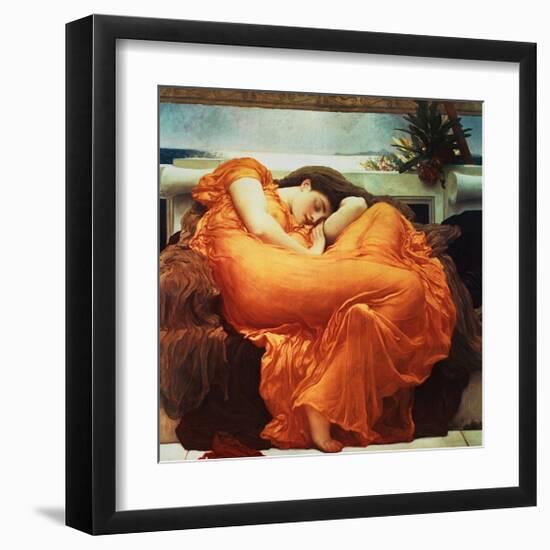 Flaming June-Frederick Leighton-Framed Giclee Print