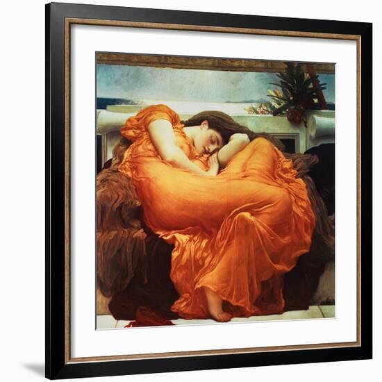 Flaming June-Frederick Leighton-Framed Giclee Print