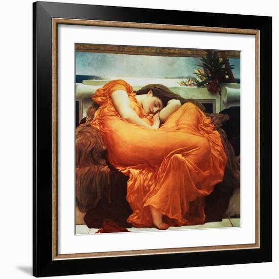 Flaming June-Frederick Leighton-Framed Giclee Print