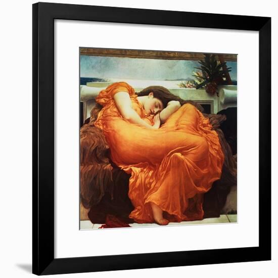 Flaming June-Frederick Leighton-Framed Giclee Print