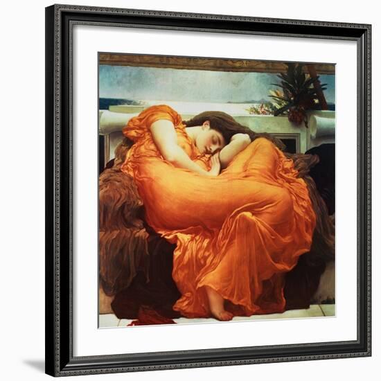 Flaming June-Frederick Leighton-Framed Giclee Print