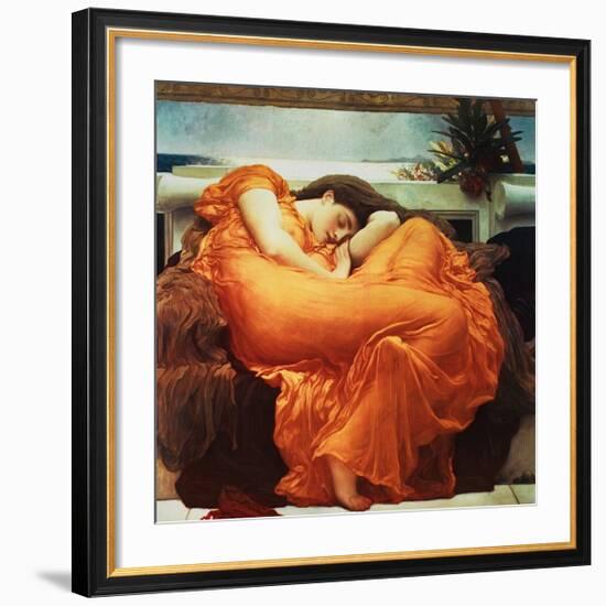 Flaming June-Frederick Leighton-Framed Giclee Print