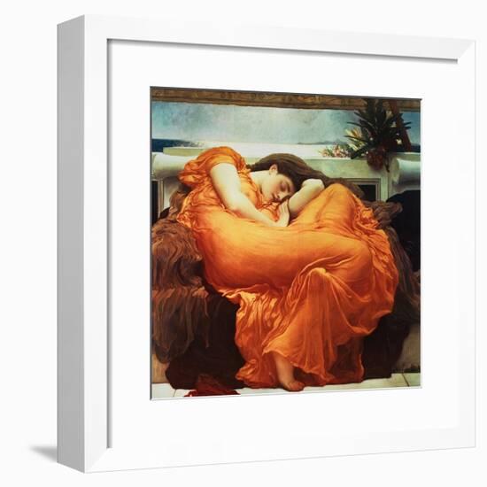 Flaming June-Frederick Leighton-Framed Giclee Print