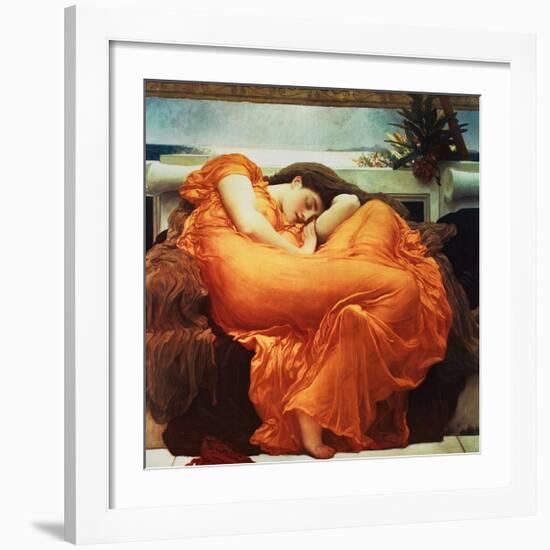 Flaming June-Frederick Leighton-Framed Giclee Print