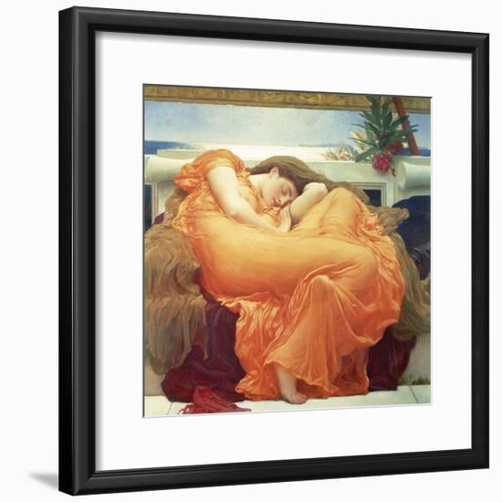 Flaming June-Lord Frederic Leighton-Framed Giclee Print