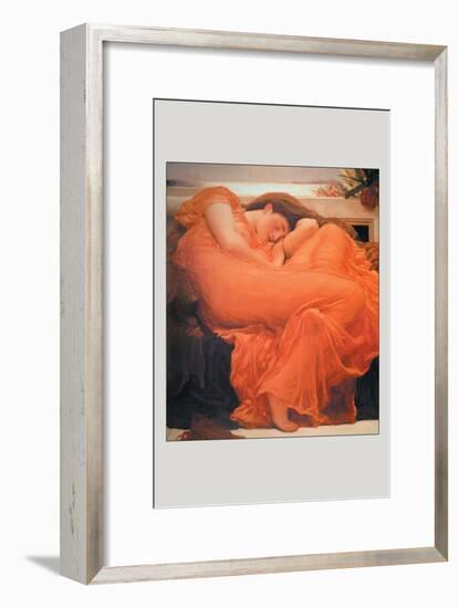 Flaming June-Frederick Leighton-Framed Art Print