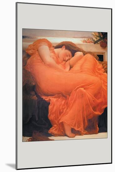 Flaming June-Frederick Leighton-Mounted Art Print