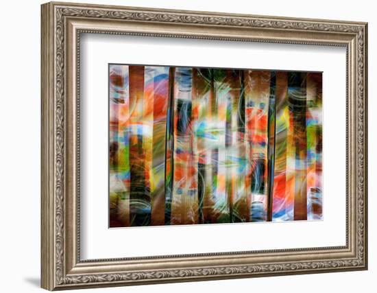 Flaming Woods-Ursula Abresch-Framed Photographic Print