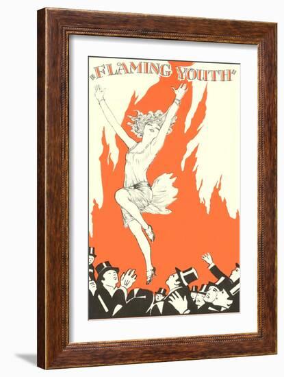 Flaming Youth Flapper-null-Framed Art Print