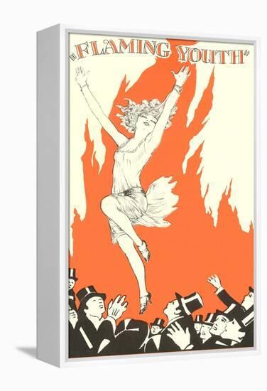 Flaming Youth Flapper-null-Framed Stretched Canvas