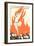 Flaming Youth Flapper-null-Framed Premium Giclee Print
