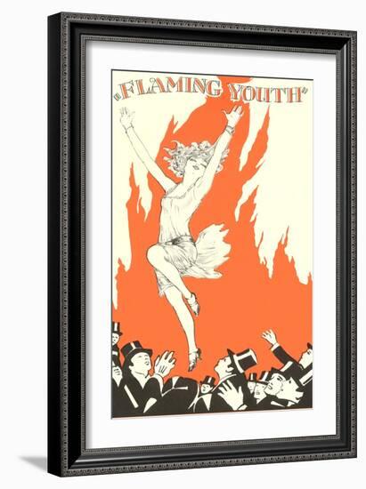 Flaming Youth Flapper-null-Framed Premium Giclee Print