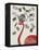 Flamingo and Cards-Fab Funky-Framed Stretched Canvas