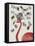 Flamingo and Cards-Fab Funky-Framed Stretched Canvas