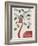 Flamingo and Cards-Fab Funky-Framed Art Print