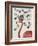 Flamingo and Cards-Fab Funky-Framed Art Print