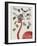 Flamingo and Cards-Fab Funky-Framed Art Print