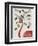 Flamingo and Cards-Fab Funky-Framed Premium Giclee Print