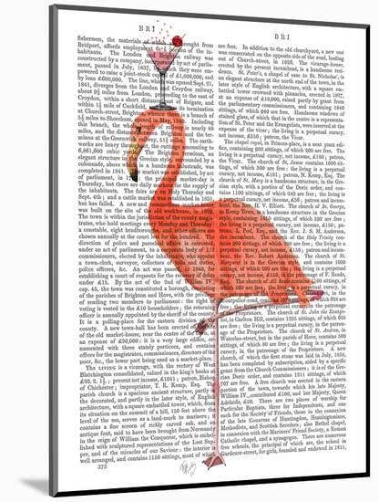 Flamingo and Cocktail 3-Fab Funky-Mounted Art Print