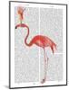 Flamingo and Cocktail 4-Fab Funky-Mounted Art Print