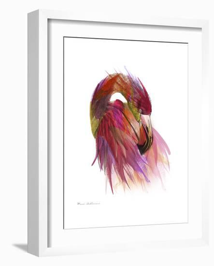 Flamingo Colors 2-Mark Ashkenazi-Framed Giclee Print