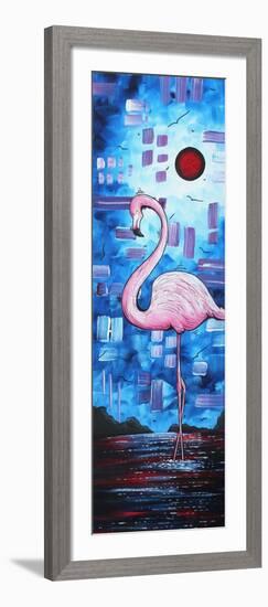 Flamingo Dreams-Megan Aroon Duncanson-Framed Art Print