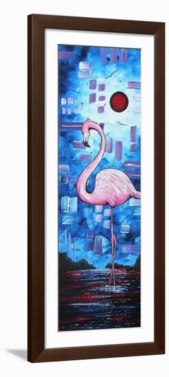 Flamingo Dreams-Megan Aroon Duncanson-Framed Art Print