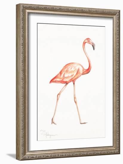 Flamingo Duo I-Tiffany Hakimipour-Framed Art Print