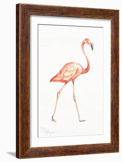 Flamingo Duo I-Tiffany Hakimipour-Framed Art Print