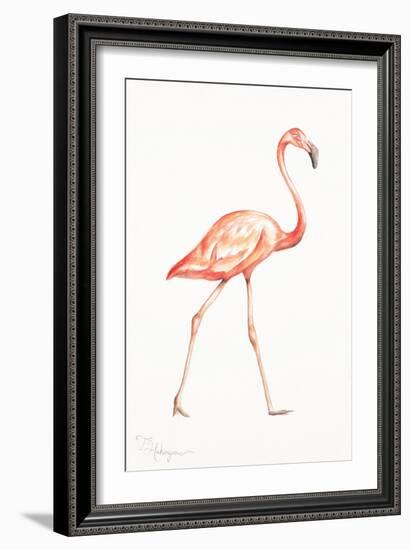 Flamingo Duo I-Tiffany Hakimipour-Framed Art Print