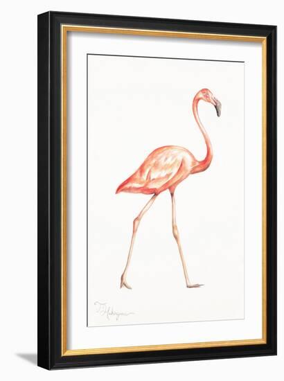 Flamingo Duo I-Tiffany Hakimipour-Framed Art Print