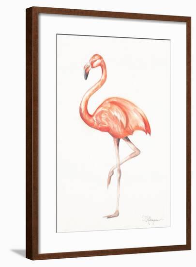 Flamingo Duo II-Tiffany Hakimipour-Framed Art Print