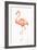 Flamingo Duo II-Tiffany Hakimipour-Framed Art Print