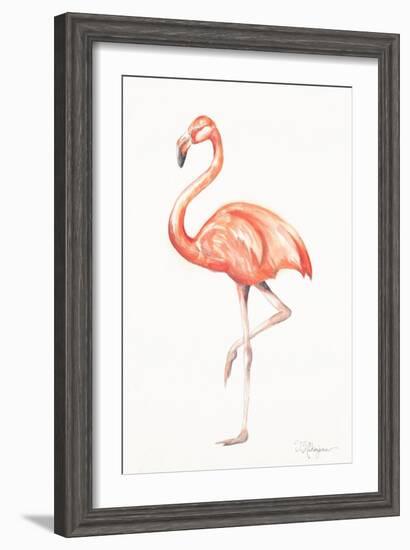 Flamingo Duo II-Tiffany Hakimipour-Framed Art Print