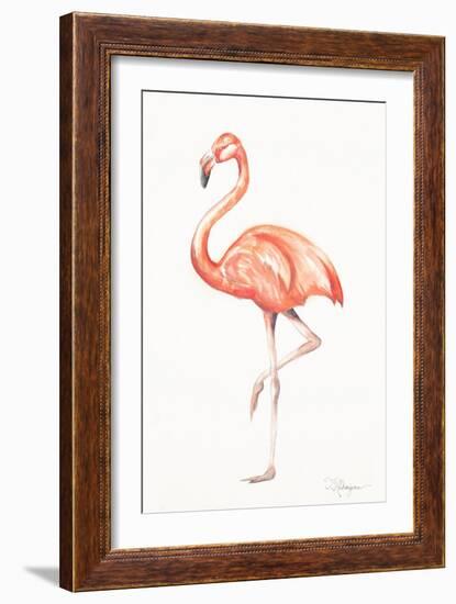 Flamingo Duo II-Tiffany Hakimipour-Framed Art Print