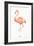 Flamingo Duo II-Tiffany Hakimipour-Framed Art Print