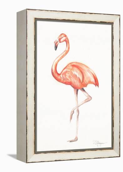 Flamingo Duo II-Tiffany Hakimipour-Framed Stretched Canvas