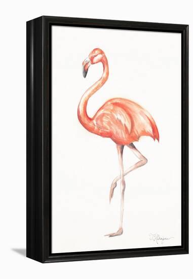 Flamingo Duo II-Tiffany Hakimipour-Framed Stretched Canvas