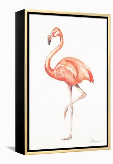 Flamingo Duo II-Tiffany Hakimipour-Framed Stretched Canvas