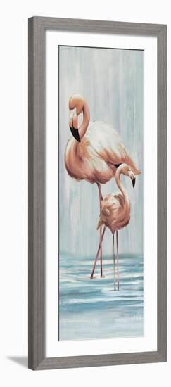 Flamingo Family I-Sydney Edmunds-Framed Giclee Print