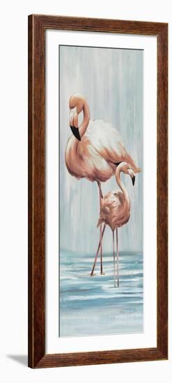 Flamingo Family I-Sydney Edmunds-Framed Giclee Print