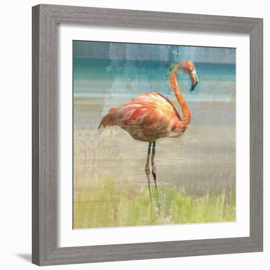 Flamingo Fancy I-null-Framed Art Print