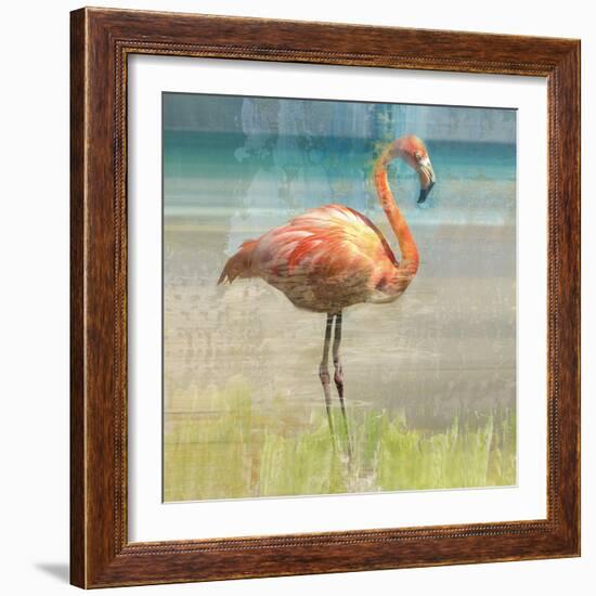 Flamingo Fancy I-null-Framed Art Print