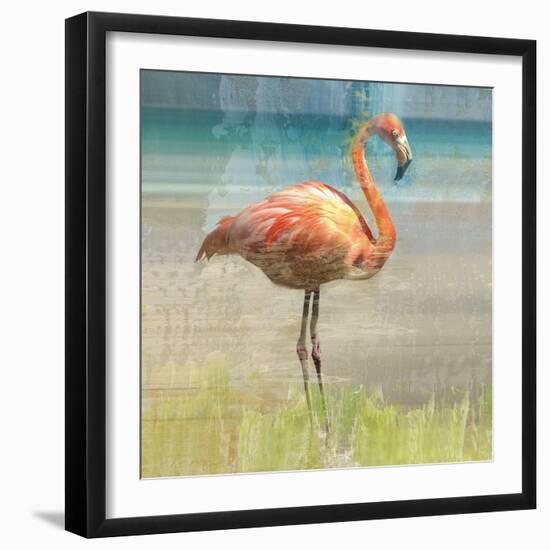 Flamingo Fancy I-null-Framed Art Print