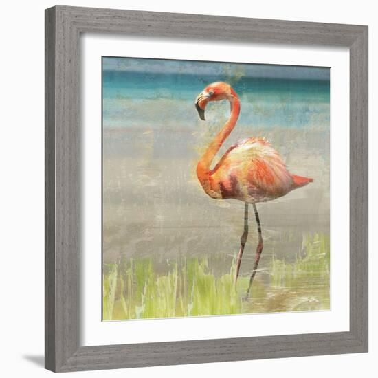 Flamingo Fancy II-null-Framed Art Print